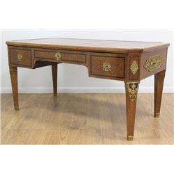 19thc Neoclassic Style Birdseye Maple Desk