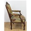 Image 3 : :Pair Louis XV Style Petit Point Open Arm Chairs