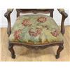 Image 5 : :Pair Louis XV Style Petit Point Open Arm Chairs