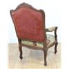 Image 7 : :Pair Louis XV Style Petit Point Open Arm Chairs