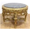 Image 1 : Rococo Style Heavily Carved Gilt Center Hall Table