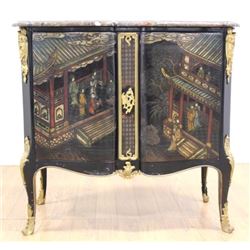 Louis XV Style French Chinoiserie Cabinet
