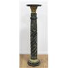 Image 1 : Single Oversized Green Marble & Bronze Pedestal
