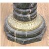 Image 4 : Single Oversized Green Marble & Bronze Pedestal