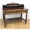 Image 1 : :Neoclassic Style Gilt Bronze Mtd. Mahogany Desk