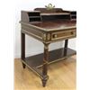 Image 2 : :Neoclassic Style Gilt Bronze Mtd. Mahogany Desk