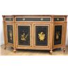 Image 6 : Pr Chinoiserie Paint-Decorated on Walnut Commodes