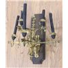 Image 3 : 4 Victorian Style Gilt Brass & Bronze Sconces