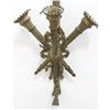 Image 2 : Louis XVI Style Ormolu 3-Light Armorial Sconce