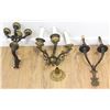 Image 2 : Group 5 Empire Style Bronze Wall Lights