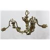 Image 2 : 2 French Bronze Figural & Foliate Chandeliers
