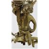 Image 3 : 2 French Bronze Figural & Foliate Chandeliers
