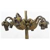 Image 5 : 2 French Bronze Figural & Foliate Chandeliers