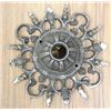 Image 2 : Set 8 Art Deco Silvered Bronze Ceiling Fixtures