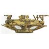 Image 2 : Louis XVI Style Gilt Bronze 8-Light Chandelier