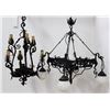 2 Wrought Iron Chandeliers