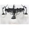Image 3 : 2 Wrought Iron Chandeliers