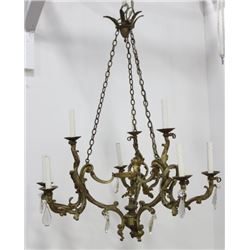 Louis XV Style Gilt Bronze 9-Light Chandelier