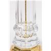 Image 2 : Pair French Cut Crystal Column Lamps