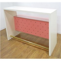 :Parzinger Style Brass Tack Lacquer Bar