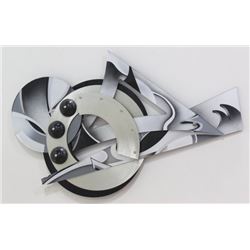 Shlomi Haziza Modern Acrylic Wall Sculpture