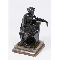 Theodore Ullmann Bronze Figure, Classical Female