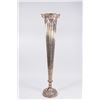 19th Century Continental Silverplate Trumpet Vase