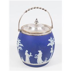 Wedgwood Biscuit Jar with Metal Lid