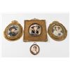 Image 1 : 4-19th C. Framed Handpainted Portrait Miniatures