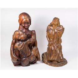 2 Wood Sculptures