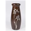 Image 1 : Heintz Sterling Silver on Bronze Vase