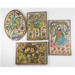 Persian Painted Ceramic Tiles