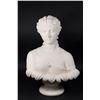 Image 1 : Parian Bisque Bust, Classical Maiden in Lotus Leaf