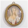 Image 5 : 4 Hand Painted Portrait Miniatures of Ladies