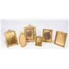 Image 1 : 6 Continental Gilt Metal Frames