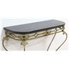 Image 3 : Rococo Style Gold Painted Wrought Iron Console