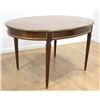 Image 2 : L.XVI Style Oval Light Mahogany Dining Room Table