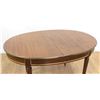Image 3 : L.XVI Style Oval Light Mahogany Dining Room Table