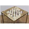 Image 2 : Game Table with Onyx & Brass Base