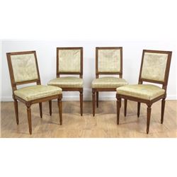Set 4 French Side Chairs