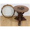 Image 2 : Carved Burled Figural Walnut Tray Table