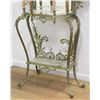 Image 4 : Rococo Cast Brass & Onyx Mirrored Back Etagere