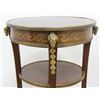 Image 3 : Bronze Mounted Inlaid Round Side Table