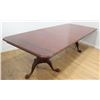 Image 1 : :Mahogany Clawfoot 2-Pedestal Dining Table