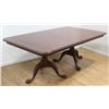 Image 2 : :Mahogany Clawfoot 2-Pedestal Dining Table