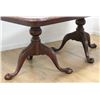 Image 3 : :Mahogany Clawfoot 2-Pedestal Dining Table