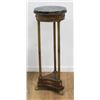 Image 1 : Empire Style Gilt Brass Mounted Mahogany Pedestal
