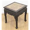 Image 1 : Marble Top Teakwood Chinese Table