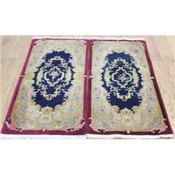 Pair Chinese Rugs/Carpets