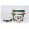 Image 2 : 3 Continental Porcelain Jardinieres